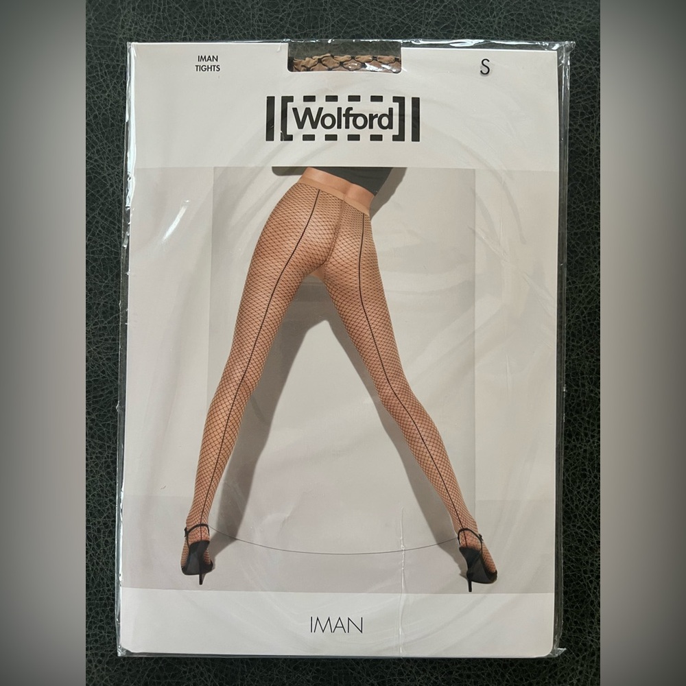 Wolford Iman Tights Sahara/Black Size S